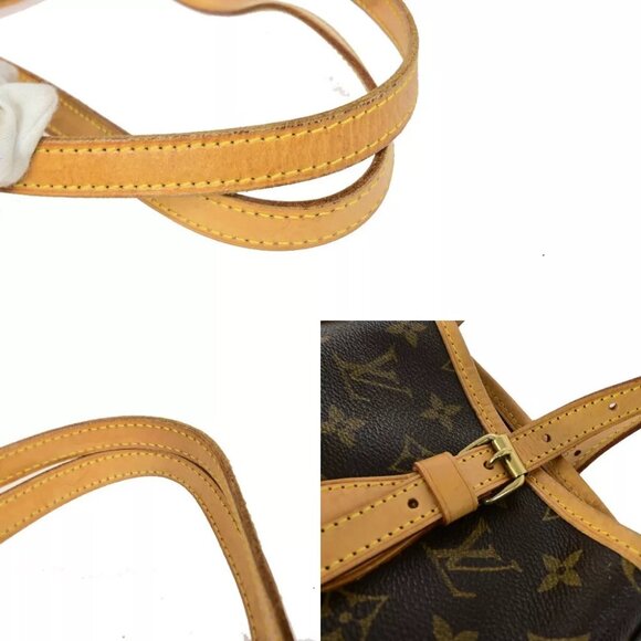 LOUIS VUITTON BUCKET PM Shoulder Tote Bag Monogram Leather Brown M42238 34EB427 - Picture 14 of 15